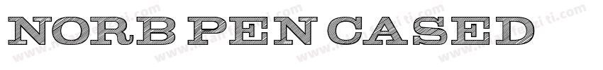 NorB Pen Cased字体转换